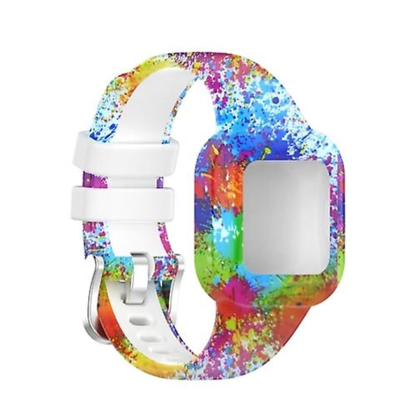 Til Garmin Vivofit Jr3 Silikone Printing Watch Band Painted