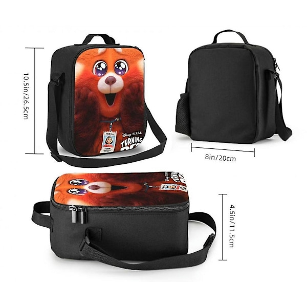 Clown Girl Harley Quinn Skole rygsæk, Studenter Rygsæk Tre-delt Sæt, Rygsæk Måltid Taske Blyant Etui-4 Backpack 1