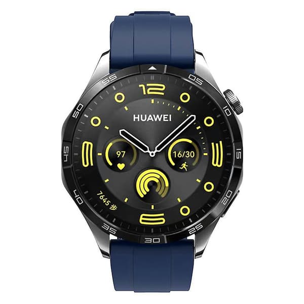 22mm Silikonrem for Huawei Watch Gt 4 46mm Navy Blue