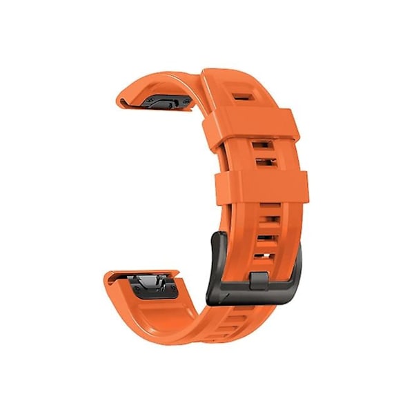 Rem til Garmin Forerunner 945 22Mm Silikone Sport Rent Farve Urrem Orange