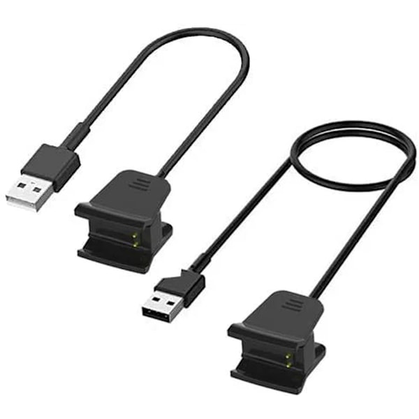 Oplader til Fitbit Alta Hr, udskiftningsopladningskabel med klip til Fitbit Alta Hr (2-pak, 1,8ft og 3,3ft)