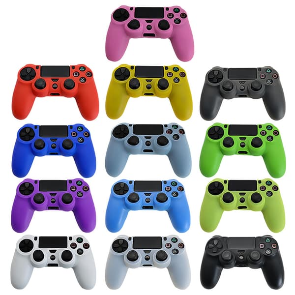 Silikonskal för PS4-kontroller (lila)