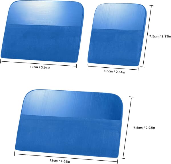 1 Squeegee-sett for bil. Myk TPU liten squeegee, riper ikke