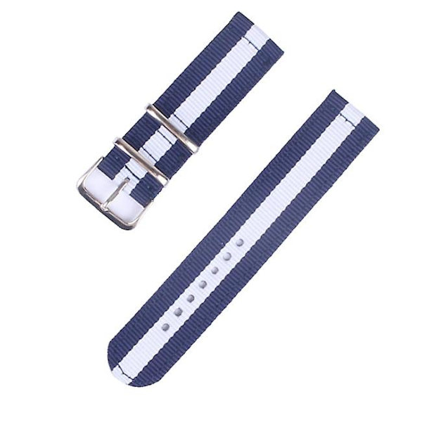 20 mm 22 mm rem för Samsung Watch Galaxy 4/3/46 mm/active 2/gear S3/amazfit Nylon Watchband Armband Huawei Gt/2/2e/3/ pro Band 9 18mm