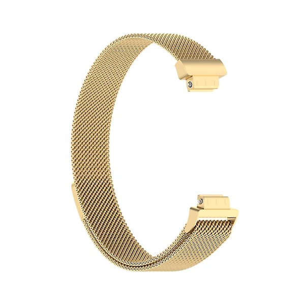 För Fitbit Inspire 2 Milanese Watch Band Gold