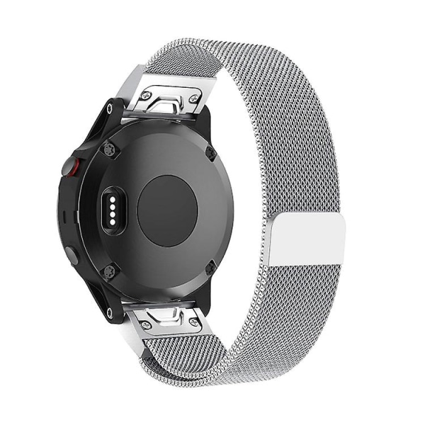 Til Garmin Fenix ​​5 Milan metal urbånd i rustfrit stål