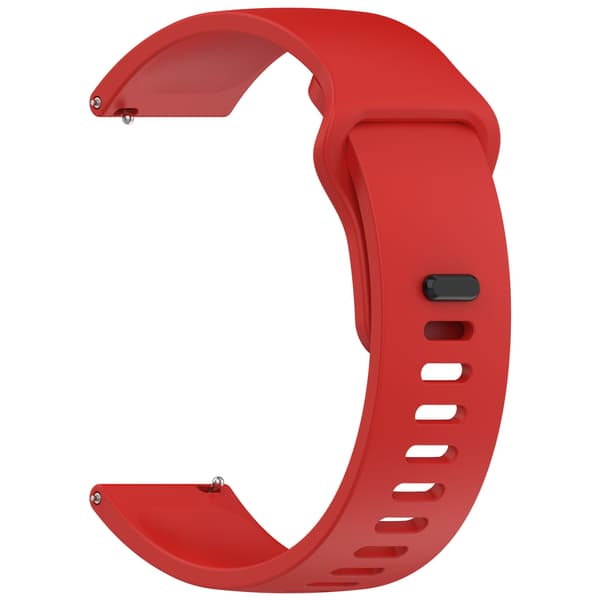 Rem for Xiaomi Redmi Watch 5 Active/watch 5 Lite 22mm Solid farge silikonrem (rød)