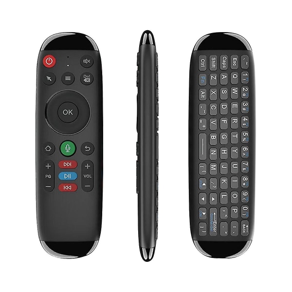 M6 Smart Flygende Lufttastatur Mus Mini Stemmekontroll med Baklys for Android Bærbar PC TV-boks
