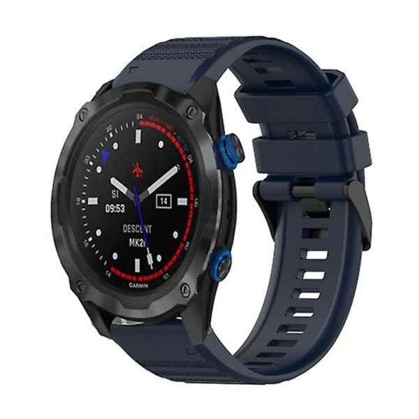 Garmin Descent Mk 2i 26mm vaakasuora rakenne watch ranneke irrotustyökalulla Navy Blue