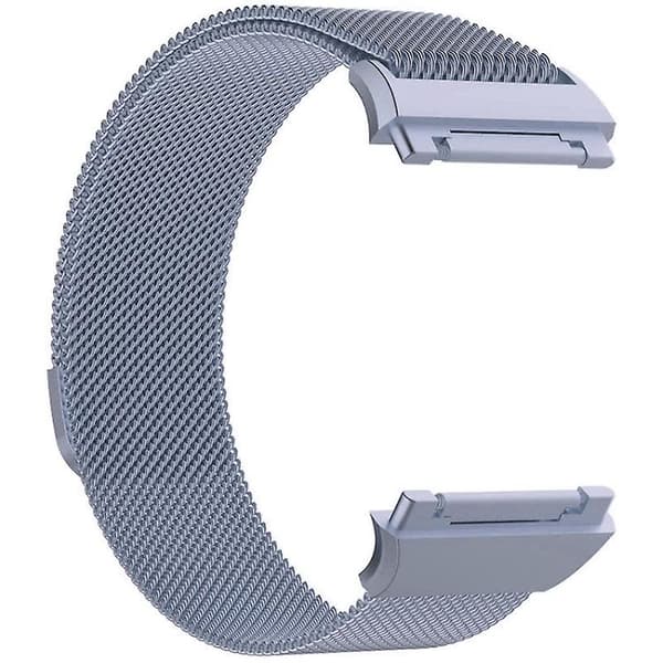 Til Fitbit Ionic Milanese urbånd, lille størrelse: 20,6 x 2,2 cm Space Gray