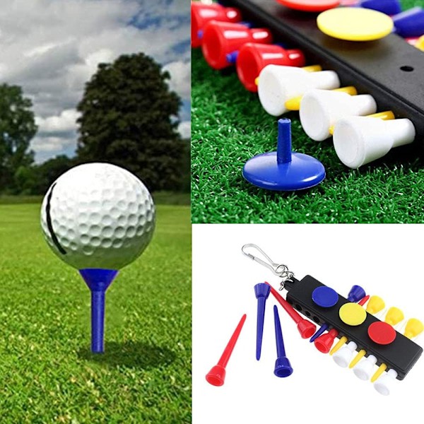 Muovigolfiteet -setti golfpallomerkkien ja lyijykynän kanssa - Golfharjoitteluteet