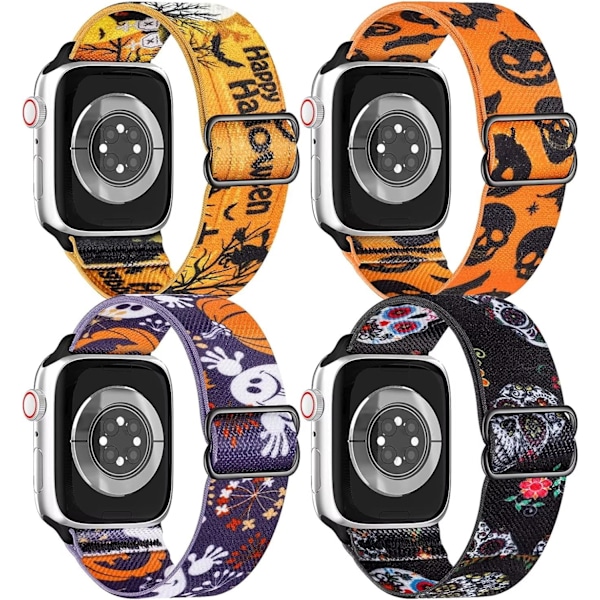 Elastisk Solo Loop-reim kompatibel med Apple Watch-remmer 17 42mm/44mm/45mm