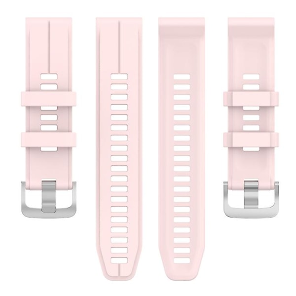 Til Garmin Descent G1 / Forerunner 745/945/935 / Approach S62 ensfarvet silikoneurrem Light Pink