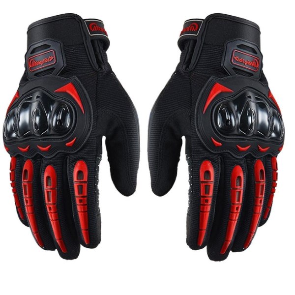 Touch Screen Motorcykel Handsker Motorcykel vanter Knuckle Protection Outdoor Black M