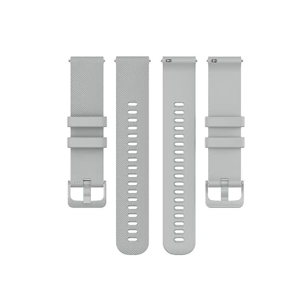 For Garmin Vivoactive 4 22 mm silikonklokkerem Gray