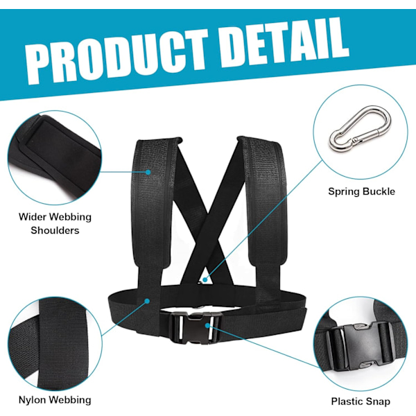 Sledsele Wrkut Motstand og Hjelpe Trener Fysisk Trening Motstand Rpe Kit Forbedre Hastighet, Utholdenhet og Styrke 9.8FT