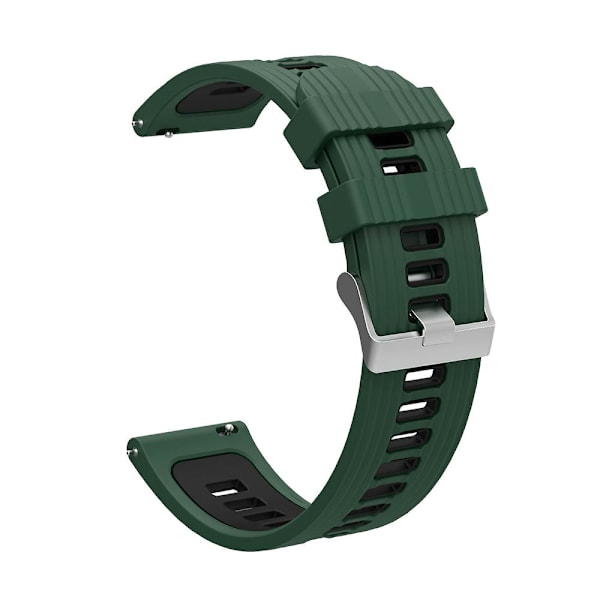 Silikonrem for Huawei Watch GT 3 42mm 1 Dark Green Black