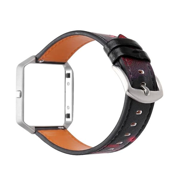 For Fitbit Blaze Men tilpasset klokkerem Black Rose