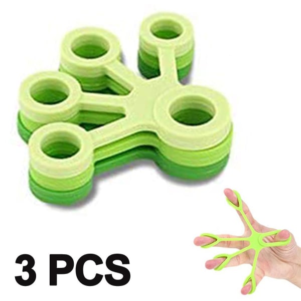 Tire Shape Hand Grip Strengthener Finger Exerciser Relief Wrist, green