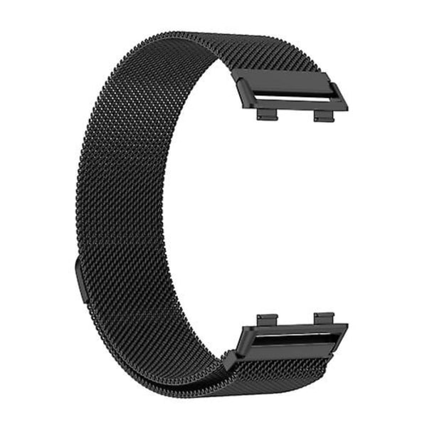 For Oppo Watch 2 42mm Milan Metal Watch Band Black