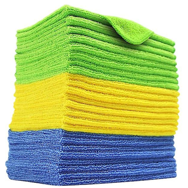 Mikrokuituliina, 12 kpl pakkaus, koko: 30 x 30 cm