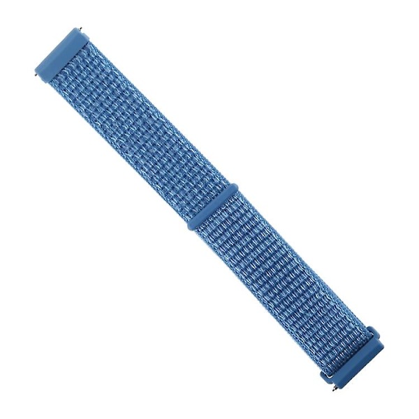 Fitbit Versa / Versa 2 nylon , jossa on koukku ja silmukkakiinnitys Blue