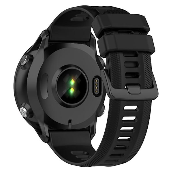Til Garmin Forerunner 955 22mm Silikone Twill urbånd Black