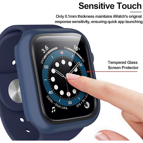 6-pack skal för Apple Watch Series 3/2/1 42mm skärmskydd A