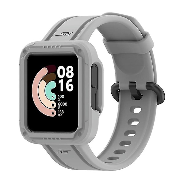 Til Xiaomi Redmi Watchmi Watch 2/Mi Watch Lite/Mi Watch Lite 2 Watch Strap Wrist med Watch Cas Grey