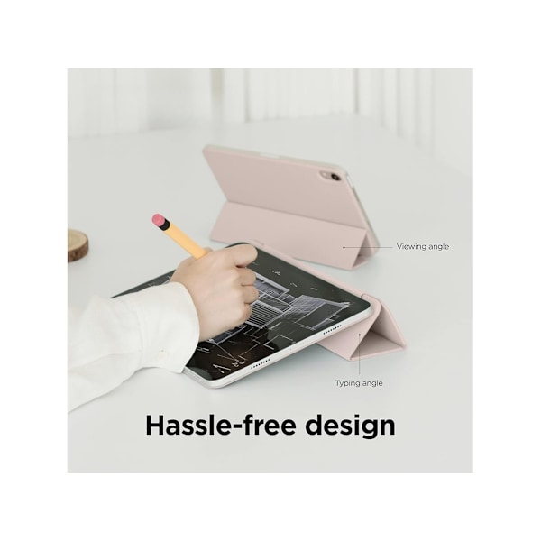 Magnetiskt Foliofodral för iPad 10:e generationen 10,9 tum, Svart, Kompatibelt med Apple Pencil