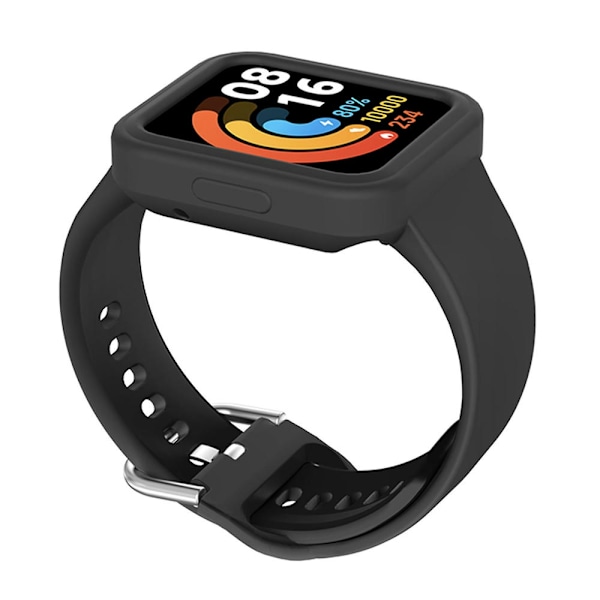 Silikoneur til Xiaomi Redmi Watch 2 / Watch 2 Lite Black