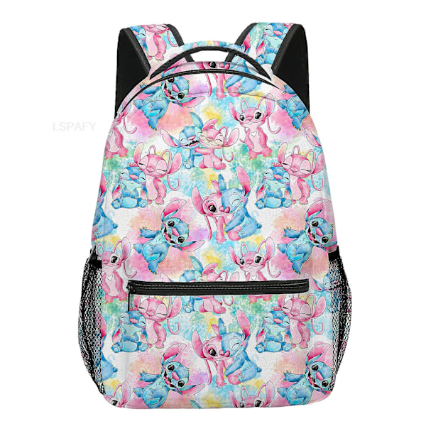 Lilo och Stitch Ryggsäck Nylon Kvinnor Flickor Stitch Resväska Kapacitet Skolväska För Tonårsflickor Cartoon Bookbag Lovley Mochilas style 4