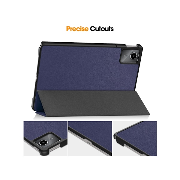 Etui til Lenovo Tab M10 Plus 10.6 125fu 2022 Tre Folding Dormant Anti Fall (gen 3) (blå)