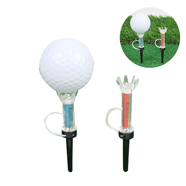 5 stk magnetiske golfspiker gjenbrukbare golftilbehørsett golftee golfmagnet begrensende spiker for å forhindre flyging 79mm