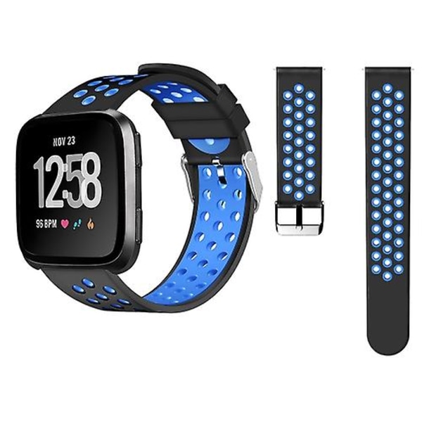 For Fitbit Versa Simple Fashion silikonklokkerem Blue