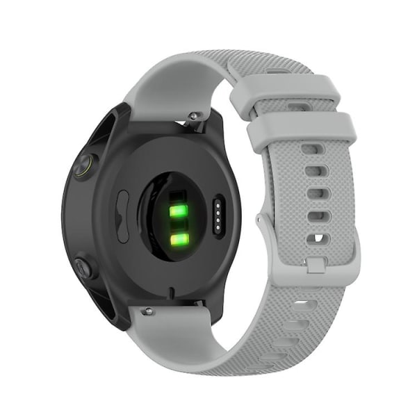 Til Garmin Forerunner 745 Small Grid Quick Release Urrem med skruetrækker Gray