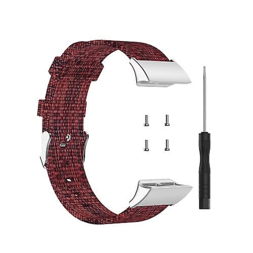 Garmin Forerunner 35/30 Universal Nylon Canvas watch Wine Red