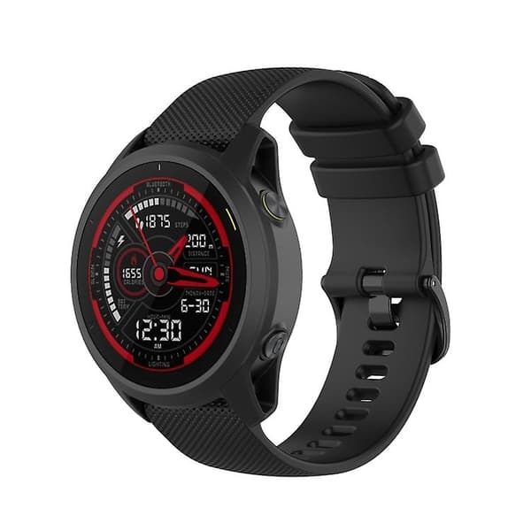 For Garmin Forerunner 745 Small Grid Quick Release-klokkerem med skrutrekker Black
