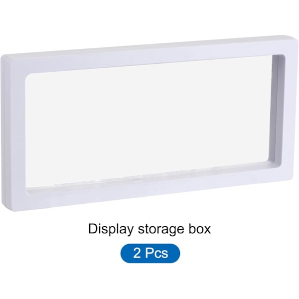 Flydende Ramme Display Stand 3D Boks white