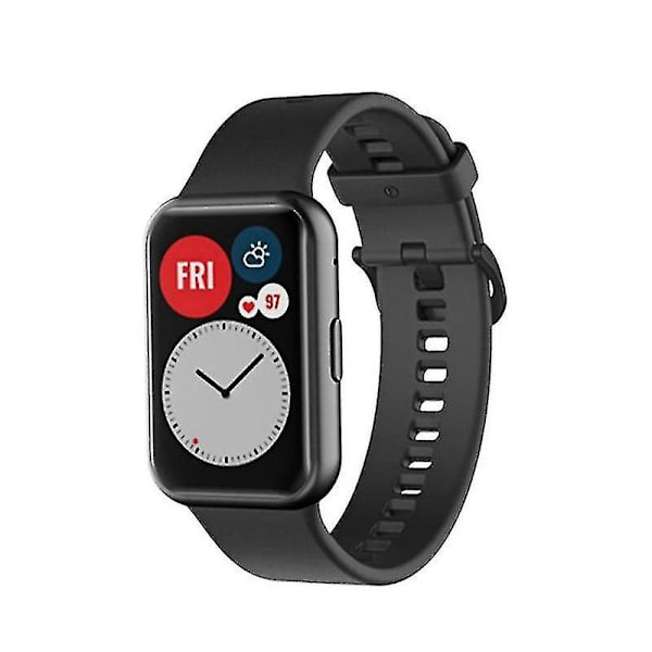 Silikonarmband för Huawei Watch Fit Red