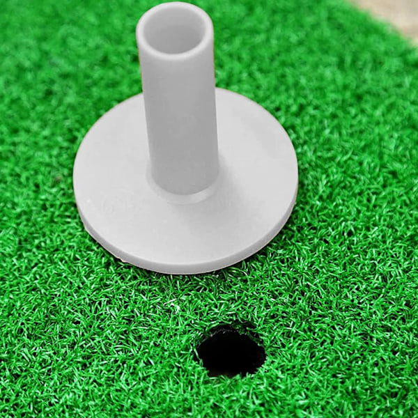 Golf Gummi Driving Range Tees Sæt - Øvelses Golf Tees til Golfmåtter