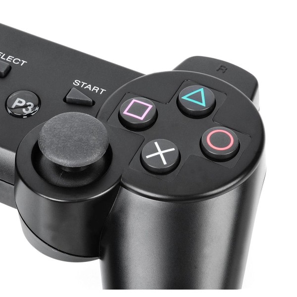 Trådløs Bluetooth-kontroller for Playstation 3 PS3 Black
