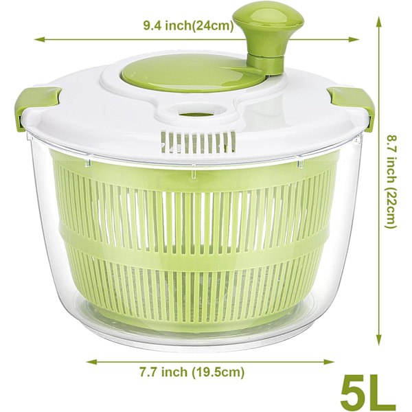 5 liters salladsslunga stor, slunga