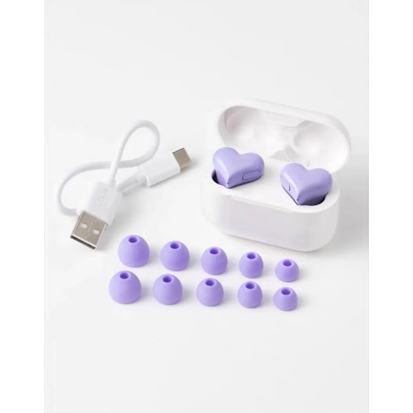 Todelliset langattomat Bluetooth-kuulokkeet TWS Bluetooth 5.3 Langattomat kardioidikuulokkeet korvassa