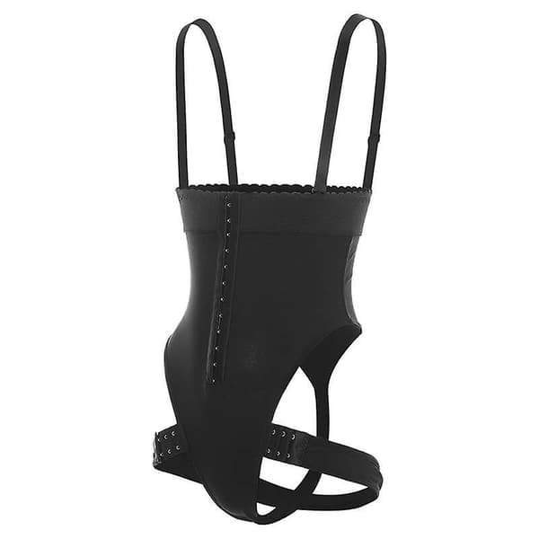 Body Shaper med skulderstropper Abdominal Control Trusse Hofteløfter M