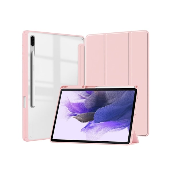 Etui til Samsung Galaxy Tab A9 Plus Akryl Nettbrett Beskyttelsesdeksel Rosa