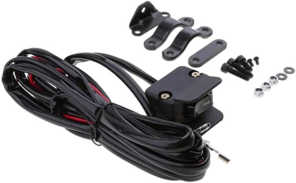 Universal ATV UTV Styrehåndtag Kontrolledning Vindespil Vippekontakt Styrehåndtag