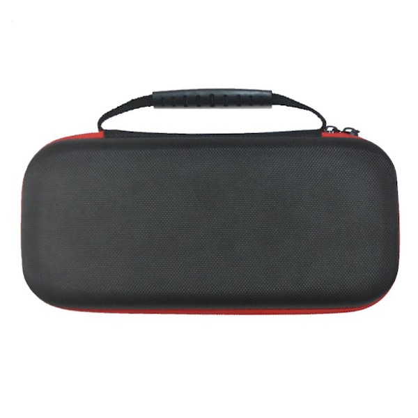 Fire hjørners beskyttelsesveske for spillmaskin Oppbevaringsveske Beskyttende hardt skall Reisebæreveske Etui for Gamepad Switch-konsoll Tilbehør Red zipper