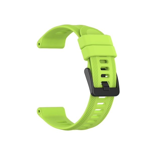 Rem for Garmin Fenix 6 Sapphire Gps 22Mm Solid Color Silikonurrem Lime Farge