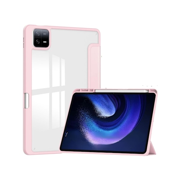 Crystal Folio Fodral för Redmi Pad 10.6 2022 Rosa